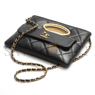 CHANEL MASTER CLUTCH LAMBSKIN & GOLD-TONE METAL AS5038 (25*19*3cm)