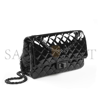 CHANEL 2.55 HANDBAG PATENT CALFSKIN A37586 (24*16*7.5cm)