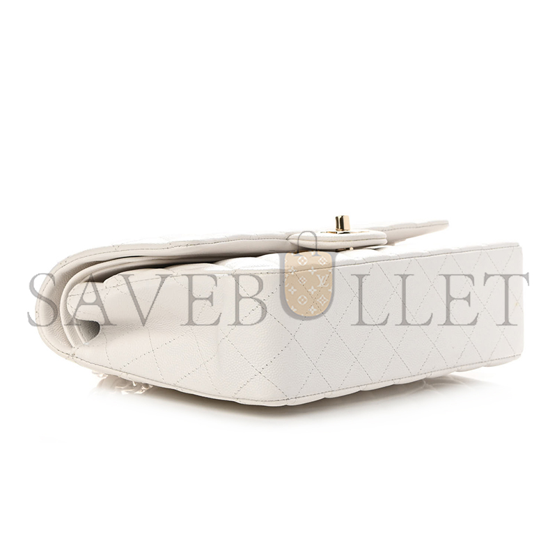 CHANEL MASTER CAVIAR QUILTED MEDIUM DOUBLE FLAP 1179289 (25*15*6cm)