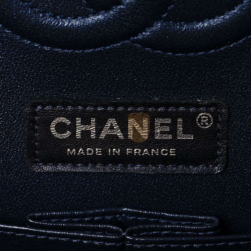 CHANEL IRIDESCENT CALFSKIN QUILTED MEDIUM DOUBLE FLAP 1165123 (25*15*6cm)