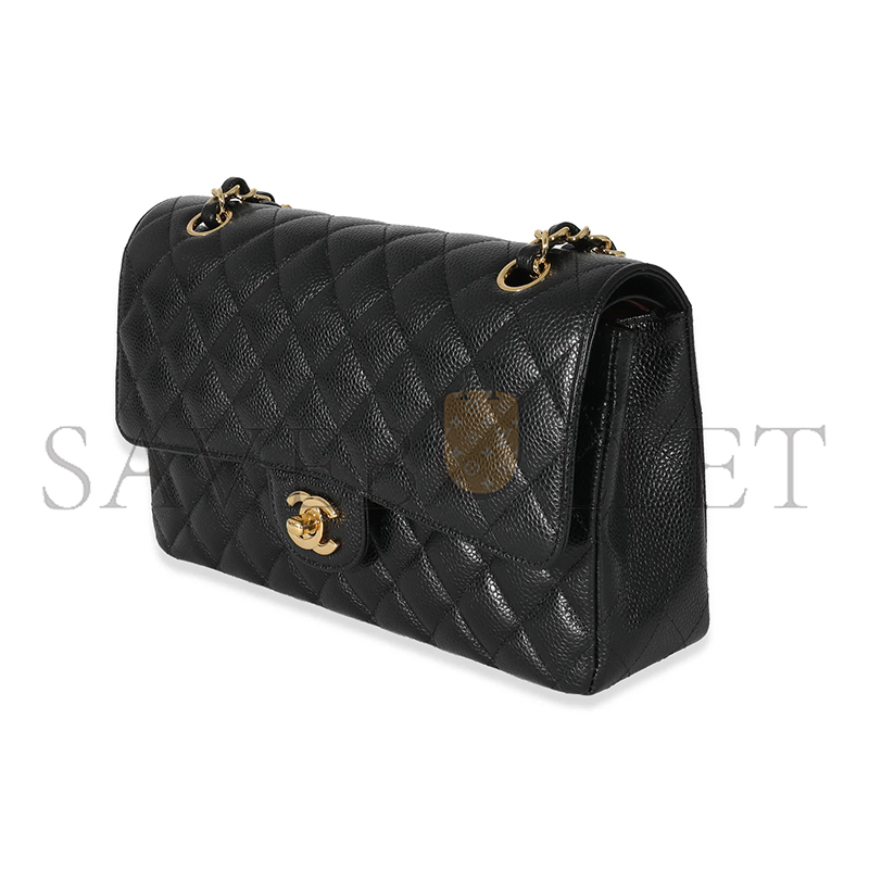 CHANEL MASTER CAVIAR QUILTED MEDIUM DOUBLE FLAP A01112 (25.5*15.5*6.5cm)