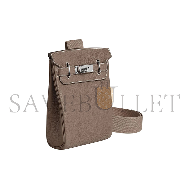 HERMES MASTER HAC A DOS PM BACKPACK TOGO LEATHER SILVER HARDWARE H083589CK18 (28*18*8cm)